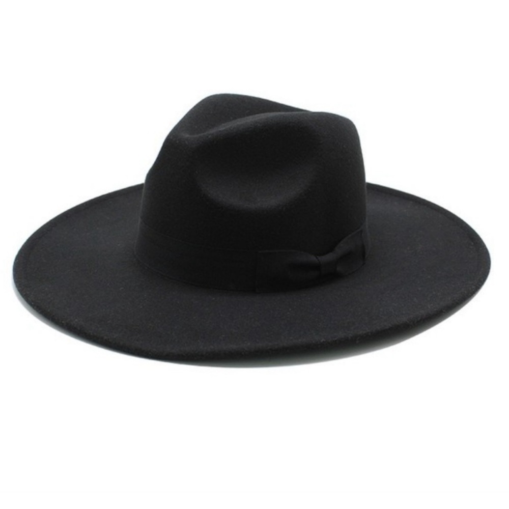Classic Black Fedora Hat